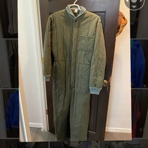 Vintage sage green skii&snow jumpsuit